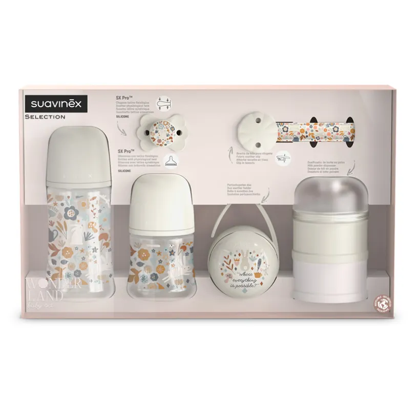 Koffer zuigfles Welcome Baby Wonderland Beige