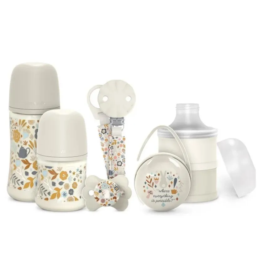 Koffer zuigfles Welcome Baby Wonderland Beige