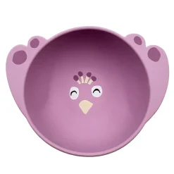 Kom in silicone met zuignap Mrs Peacock