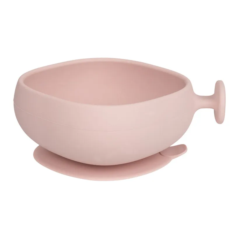 kom met zuignap en deksel Blush