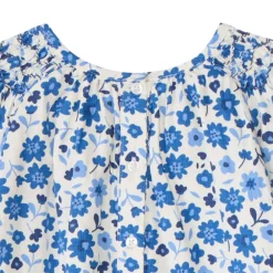 Kort 2-delig setje met gebloemde tuniek meisjes