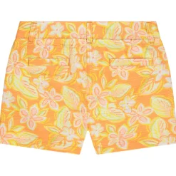 Korte bloemenprint shorts meisjes