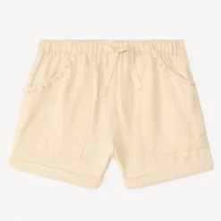 Korte broderie hart broek van katoen meisjes baby