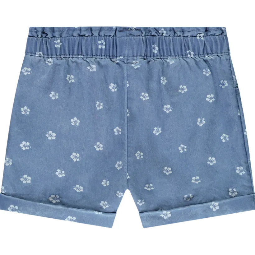 Korte broek met hibiscus bloemen voor meisjes