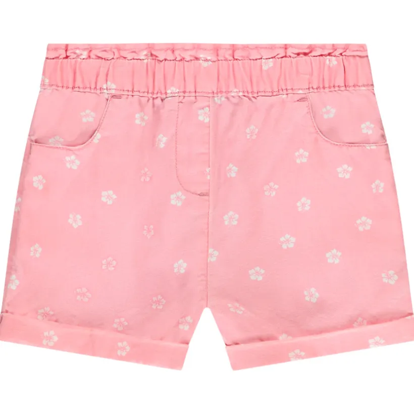 Korte broek met hibiscus bloemen voor meisjes
