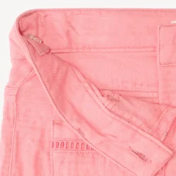 Korte broek met zakken van dubbele katoenen gaas meisjes