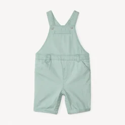 Korte canvas overall voor babyjongen
