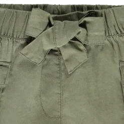 Korte cargo short in lyocell met zakken meisjes
