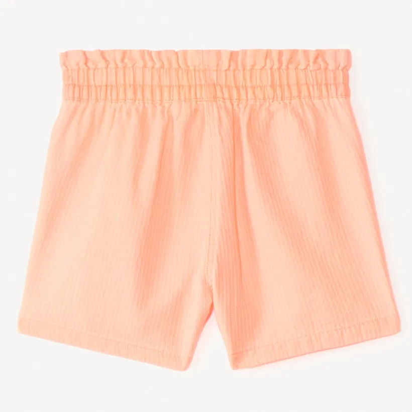 Korte, effen katoenen broek meisjes