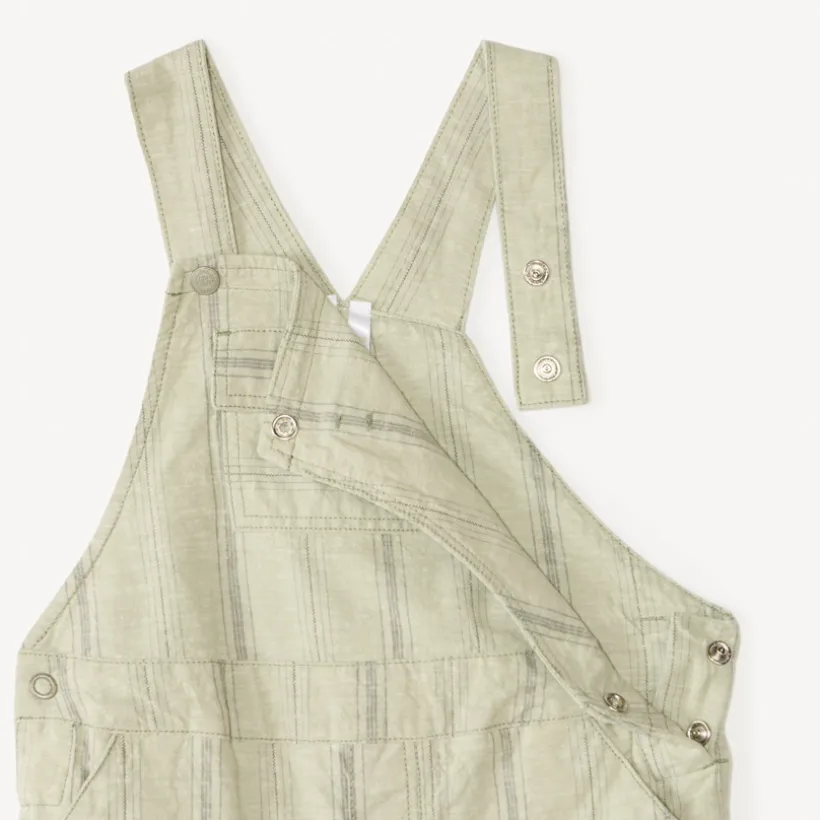 Korte gestreepte doek overall voor babyjongen