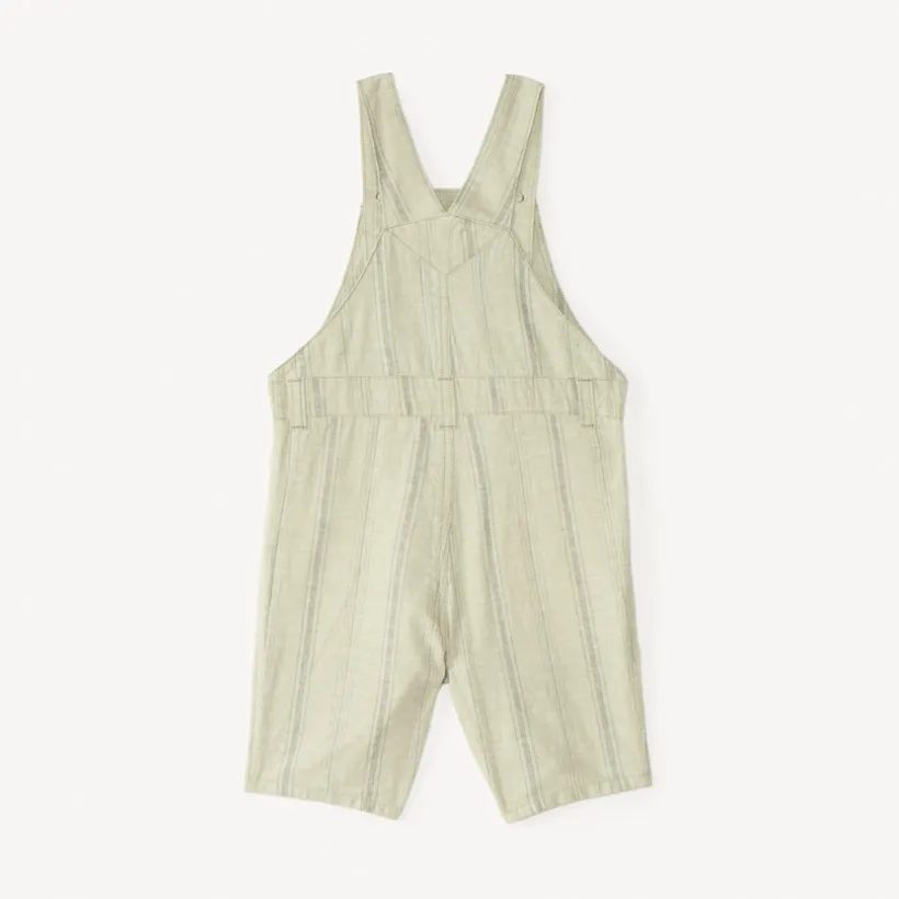 Korte gestreepte doek overall voor babyjongen