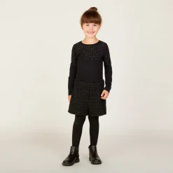 Korte glinsterende mesh shorts meisjes