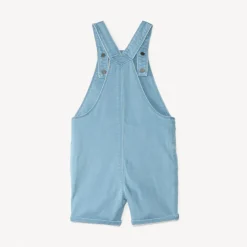Korte jeans overall in workwear-stijl met palmboom borduursel voor babyjongens