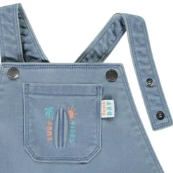 Korte jumpsuit in effen en fantasie voor babyjongens