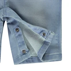 Korte jumpsuit in effen en fantasie voor babyjongens