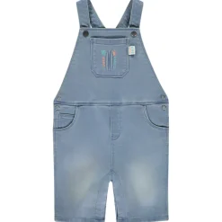 Korte jumpsuit in effen en fantasie voor babyjongens