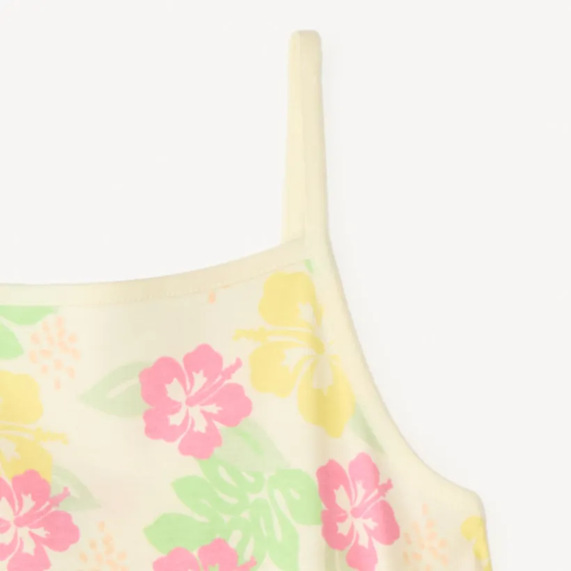 Korte jumpsuit in fantasiedruk meisjes