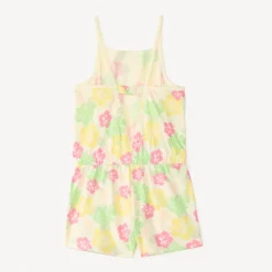 Korte jumpsuit in fantasiedruk meisjes