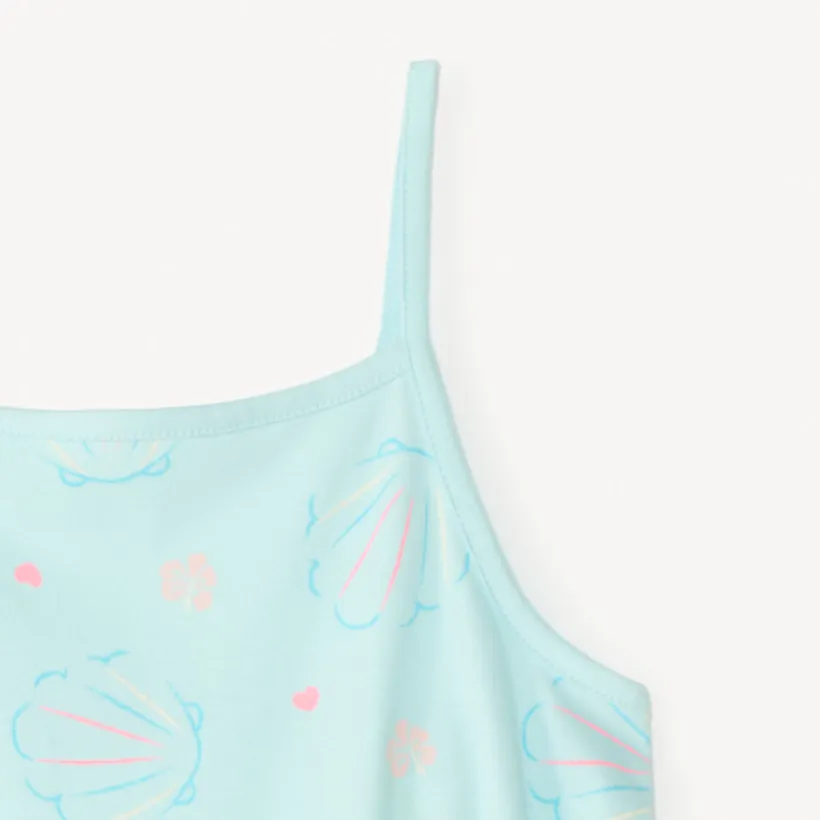 Korte jumpsuit in fantasiedruk meisjes
