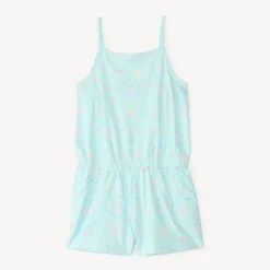 Korte jumpsuit in fantasiedruk meisjes