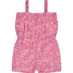Korte jumpsuit met bloemen meisjes