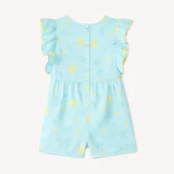 Korte jumpsuit met bloemenprint meisjes.