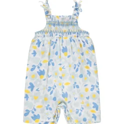 Korte jumpsuit met bloemen voor meisjes