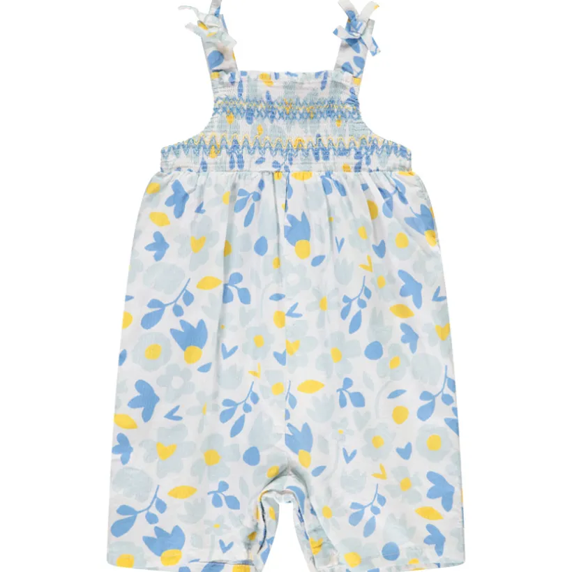 Korte jumpsuit met bloemen voor meisjes