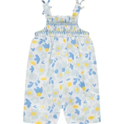 Korte jumpsuit met bloemen voor meisjes