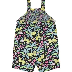Korte jumpsuit met fantasiedruk savanne voor meisjes