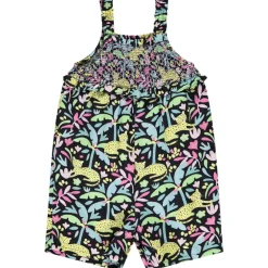 Korte jumpsuit met fantasiedruk savanne voor meisjes