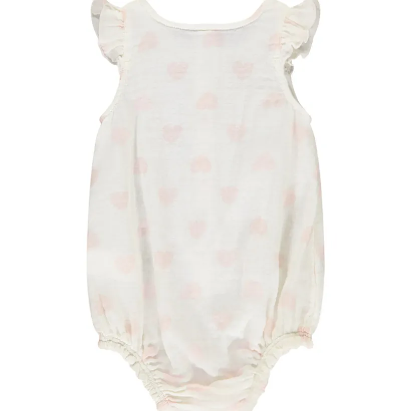 Korte jumpsuit met hartjes voor meisjes