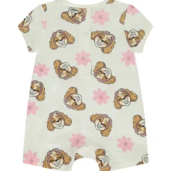 Korte jumpsuit met korte mouwen en Skye Pat Patrouille print voor baby meisjes