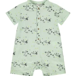 Korte jumpsuit met savaneprint voor jongen