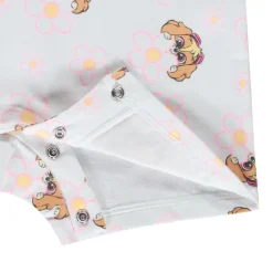Korte jumpsuit met Stella Pat'Patrouille en bloemenprint meisjes
