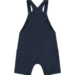 Korte jumpsuit van stof voor jongen