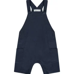 Korte jumpsuit van stof voor jongen