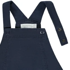 Korte jumpsuit van stof voor jongen
