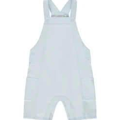 Korte jumpsuit van stof voor jongen