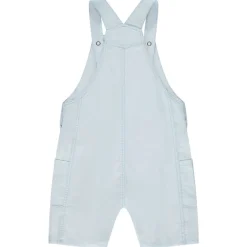 Korte jumpsuit van stof voor jongen