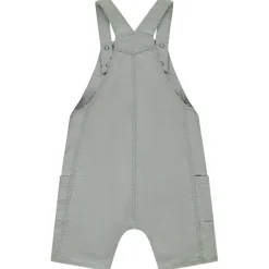 Korte jumpsuit van stof voor jongen