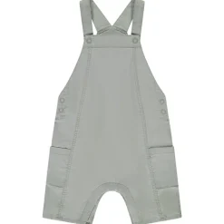 Korte jumpsuit van stof voor jongen