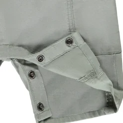 Korte jumpsuit van stof voor jongen