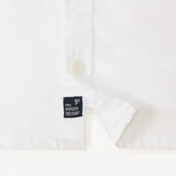 Korte mouw effen popeline shirt jongens