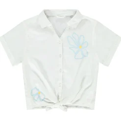 Korte mouwen blouse met bloemenprint voor meisjes