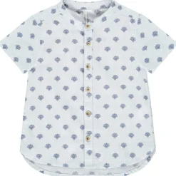 Korte mouwen chemise met palmen voor jongen