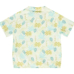 Korte mouwen chemise met palmen voor jongen