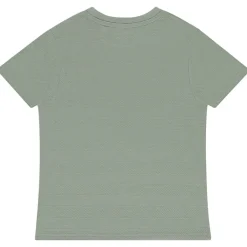 Korte mouwen effen T-shirt met zak jongens