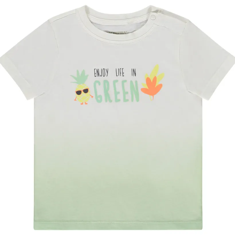 Korte mouwen fantasiet-shirt tie and dye voor jongen