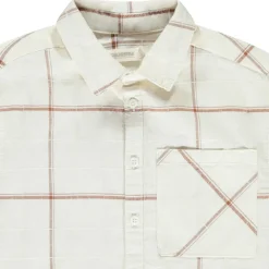 Korte mouwen geruite shirt voor jongen